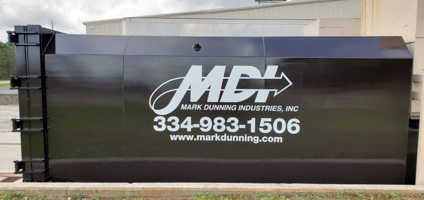 MDI compactor at client location.