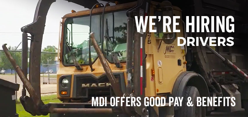 MDI is hiring truck drivers.