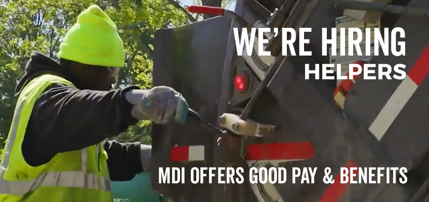 MDI is hiring helpers.